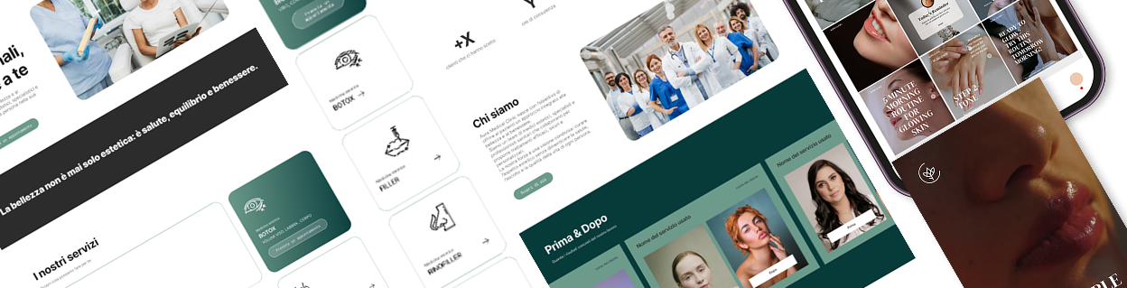 Aura Medical Clinic project mockup